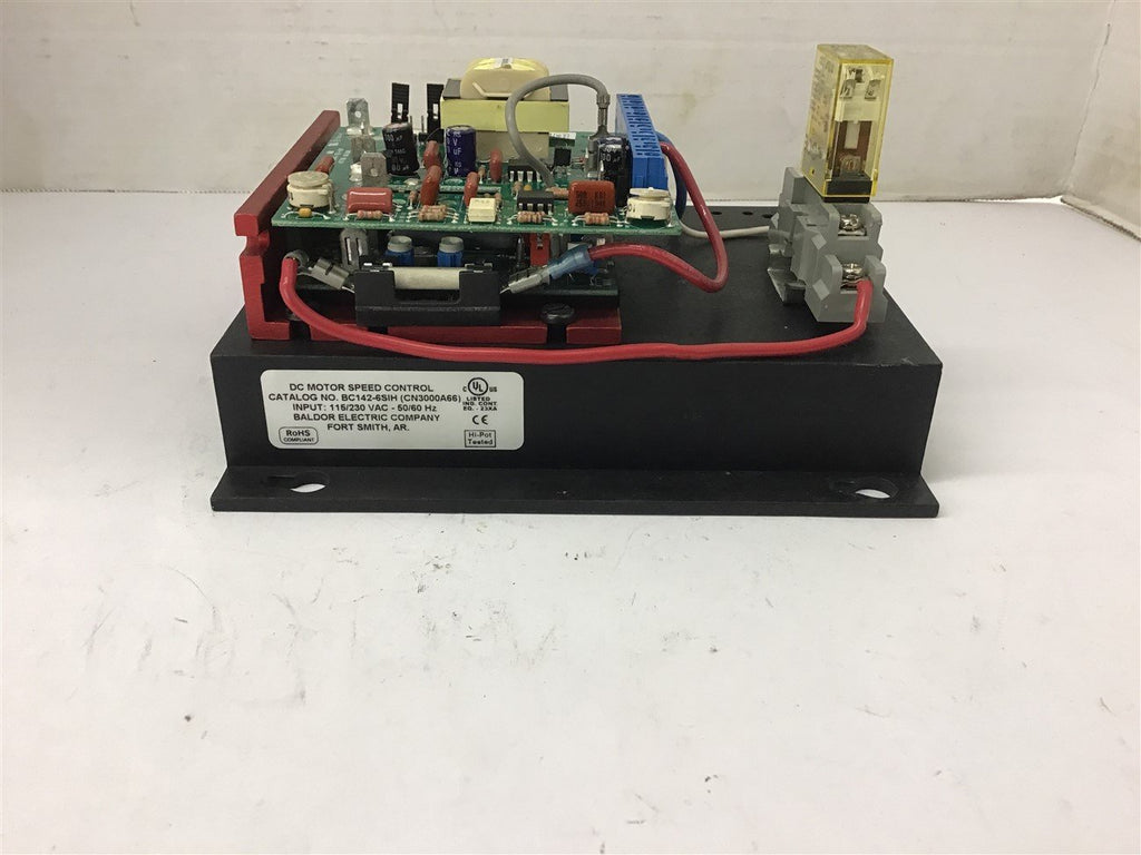 Baldor BC142-6SIH DC Motor Speed Control 115/230VAC 50/60Hz