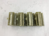 Connectron C382MF9-1 Terminal Blocks Lot of 4