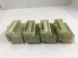 Connectron C382MF9-1 Terminal Blocks Lot of 4