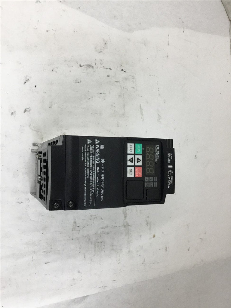 Hitachi WJ200-007LF 200-240 Volts 6.0/5.0 Amp 3Phase Output