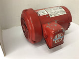 US Electrical F052A 1 HP AC Motor 208-230/460 volts 1800 Rpm 4P 56C