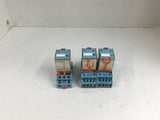 Releco C3-A30 Relay & 2 C4-A40 MR-C Relay Assorted Lot of 3