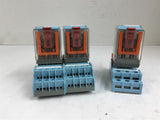 Releco C3-A30 Relay & 2 C4-A40 MR-C Relay Assorted Lot of 3