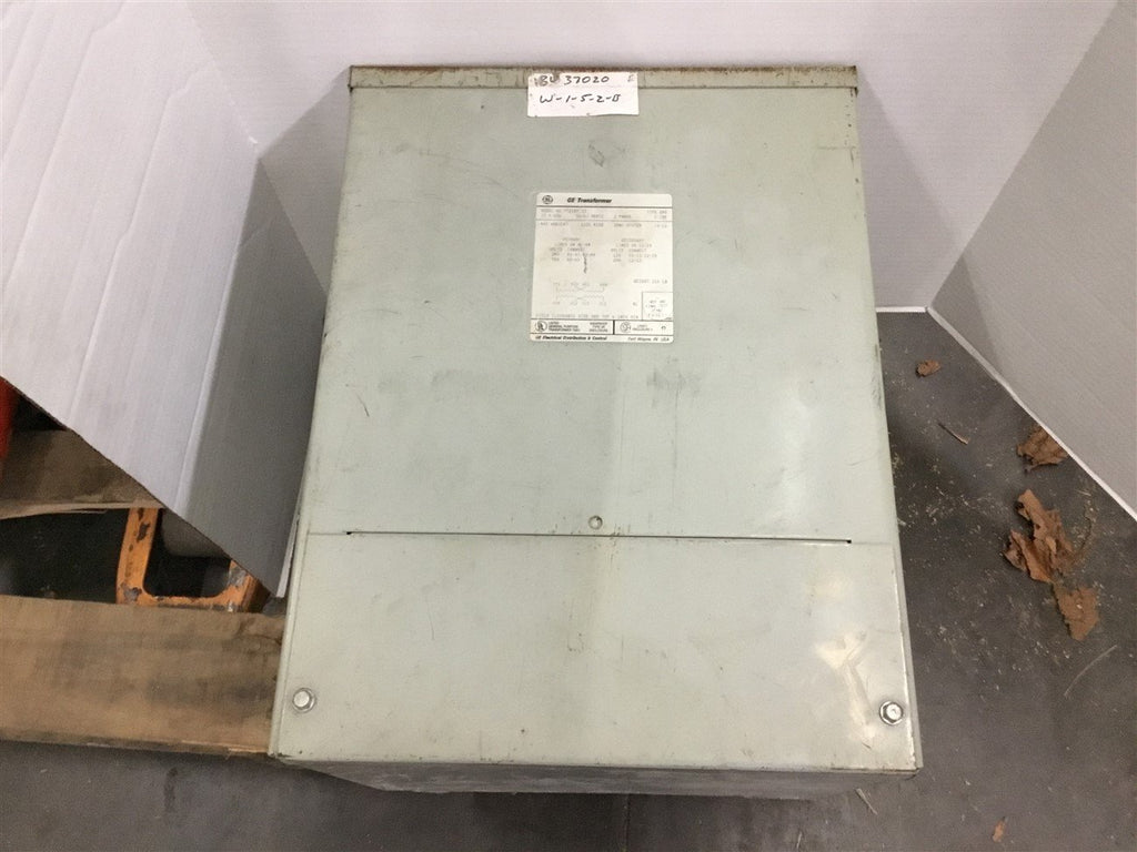 GE Transformer 9T21B9133 15 KVA Transformer 240480 Pri 120 210 Sec