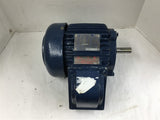 Teco XP0014 1 HP AC Motor 230/460 Volts 1800 Rpm 4P 143T Frame