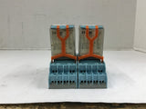 Releco C4-A40 AC Relay 120 volt Coil 10 Amp Lot of 2