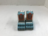 Releco C4-A40 AC Relay 120 volt Coil 10 Amp Lot of 2