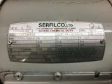 Serfilco 100906.00 1/2 HP Ac Pump Motor 208-230/460 Volts 3600 Rpm 44-4101C Pump