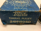 Martin 24H150SD Timing Belt Pulley uses SD Bushing