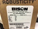 Bison 016-101-0007 1/20 HP AC GearMotor 115 Volts 6.7:1 Ratio 60 HZ 240 Rpm