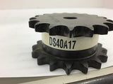 Martin DS40A17 1/2" Bore Coupling Double 40 Sprocket