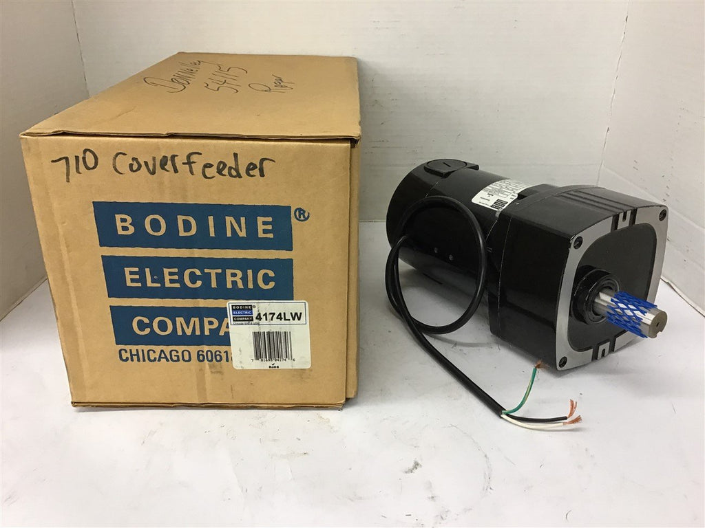 Bodine 42A3BEPM-E4 1/8 HP DC GearMotor 180:1 Ratio 130 volts