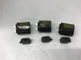 494-00029 5.0 MFD 370 Vac Capacitor Lot Of 3