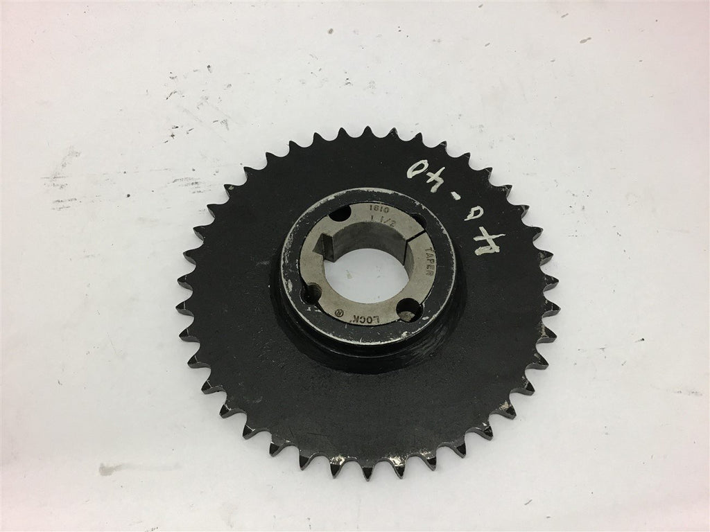 Martin 40BTL40 40 chain sprocket with 1610 Dodge Tapered-Lock 1-1/2 Bushing