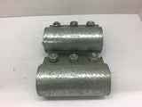 Morris Coupling 2-1/2-3C-0D Coupling Lot of 2