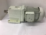 Lenze EN60034 GST05-2MVBR-088032 Gearmotor 0.75KW 1660 RPM 220-480VAC