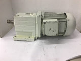 Lenze EN60034 GST05-2MVBR-088032 Gearmotor 0.75KW 1660 RPM 220-480VAC