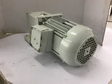 Lenze EN60034 GST05-2MVBR-088032 Gearmotor 0.75KW 1660 RPM 220-480VAC