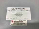 Powertran JE3-425211 750 VA Transformer 251 Pri Volt 380 Sec Volts 3 Phase