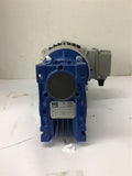 Keb M71C/2 .90 KW Gear Motor 255/440-266/460 volts 3460 Rpm 7.5:1 Ratio