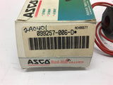 ASCO 099257-006-D Solenoid Valve Coil