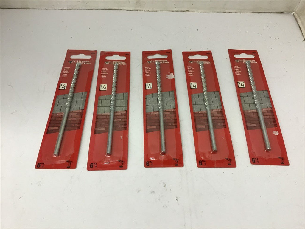 Vermont American 1/4" Drill Bit Lot Of 5