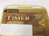 Intermatic 4WZ26 Digital Wall Switch Timer 15 Amp