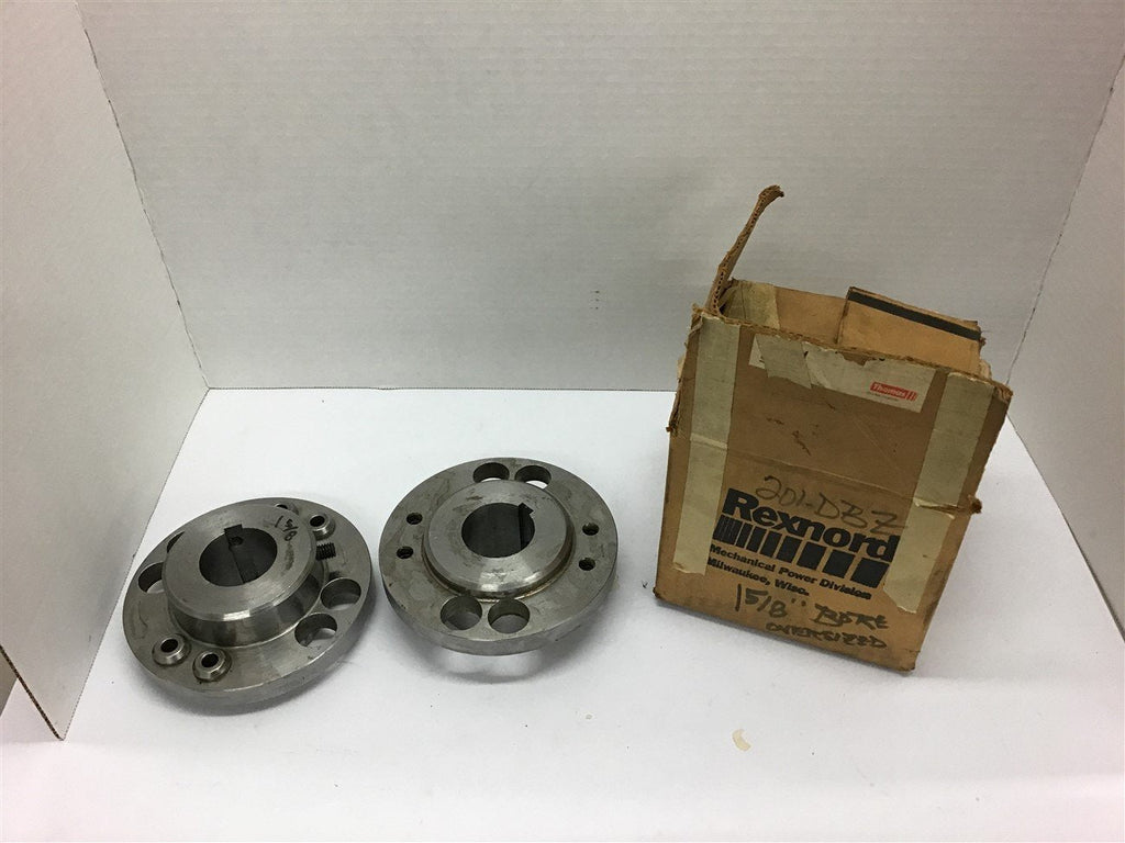 Rexnord 201-DBZ Coupling Hub, 1-5/8" Bore Lot of 2