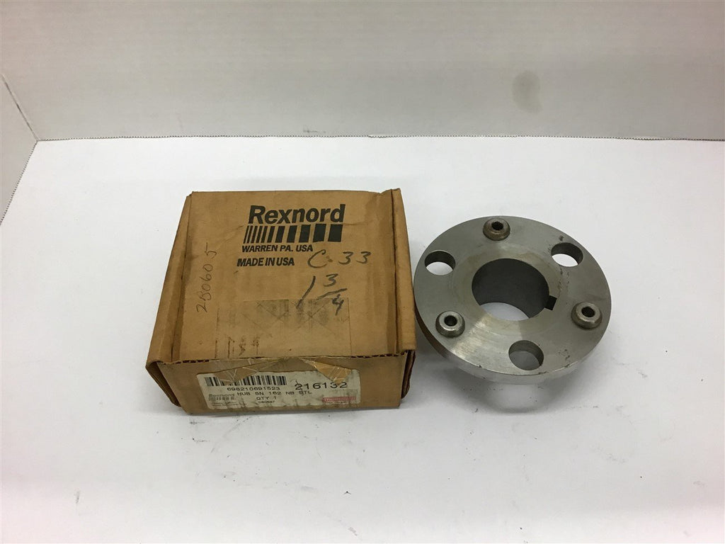 Rexnord 216132 Coupling HUB SN 162 NB STL