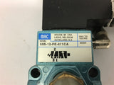 Mac Valves 55B-1-PE-611CA with Appleton 1/2" Slay 50A Aluminum Conduit Body