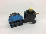 IDEC HW-DA1F Contact Blocks Lot of 2