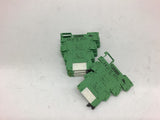 Phoenix Contact PLC-BSP-24DC/21 Din Rail Mount 6 Amp 250 Volts Relay Socket