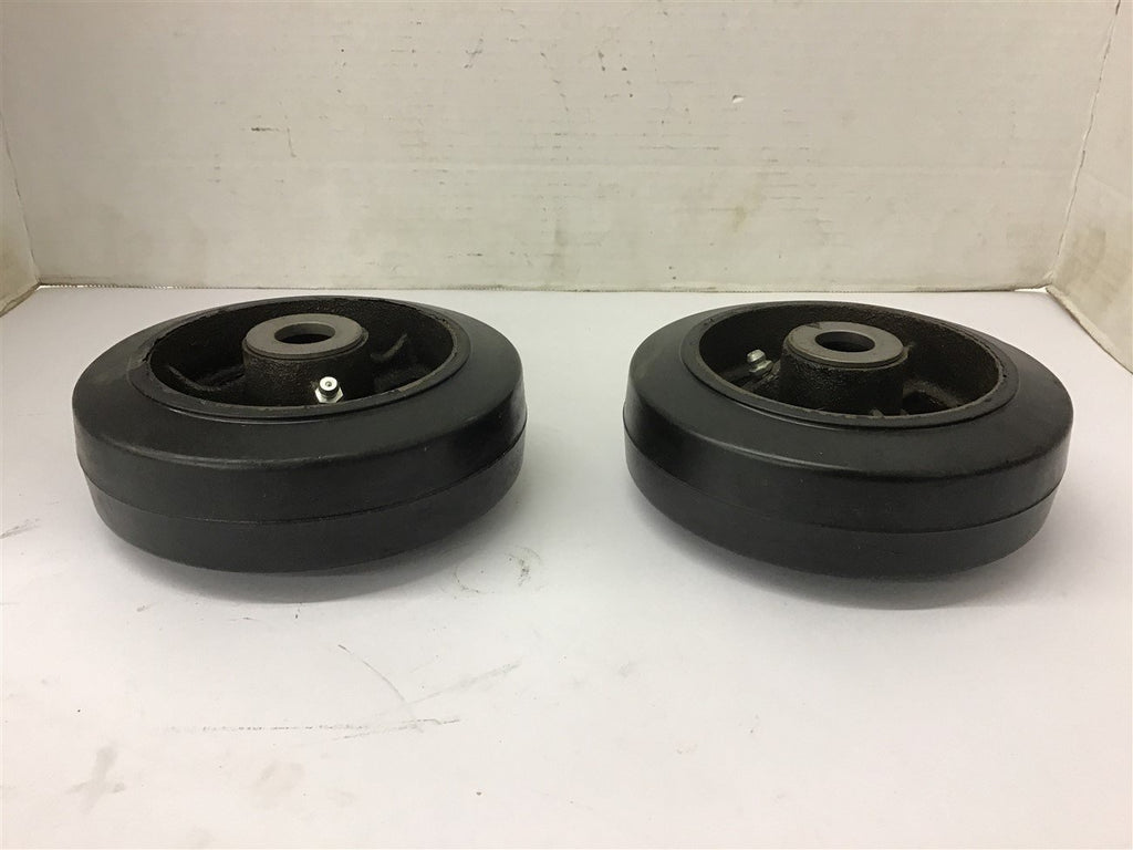 Wheels ID 3/4" Thickness 1 7/8" OD 6" Lot of 2