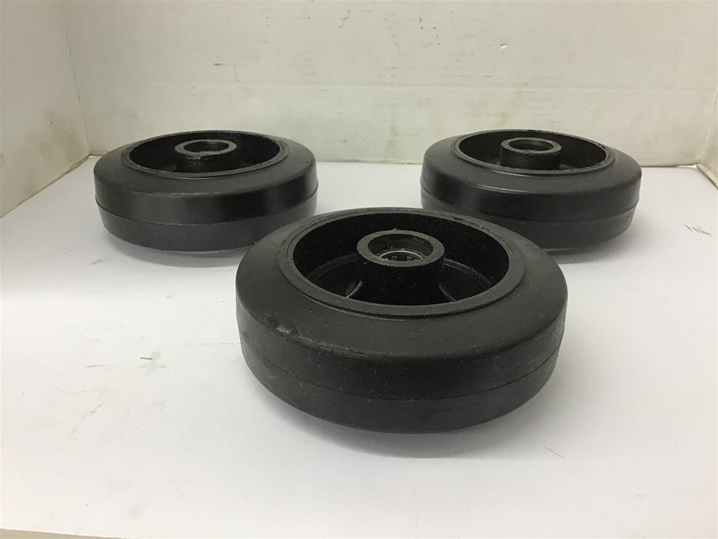 Wheels ID 3/4" Thickness 1 7/8" OD 6" Lot Of 3