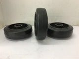 Wheels ID 3/4" Thickness 1 7/8" OD 6" Lot Of 3