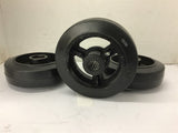 Wheels ID 3/4" Thickness 1 7/8" OD 6" Lot Of 3