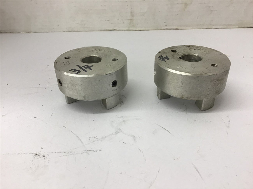 Hayes Aluminum 3/4" Jaw Couplings Lot of 2