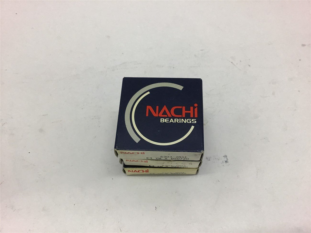 Nachi 6303-2NSE Bearing Lot of 3