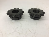 Tritan 50BS11HX1 Sprocket 50 Chain 11 Teeth 1' Bore Lot Of 2