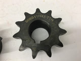 Tritan 50BS11HX1 Sprocket 50 Chain 11 Teeth 1' Bore Lot Of 2