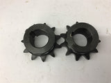 Tritan 50BS11HX1 Sprocket 50 Chain 11 Teeth 1' Bore Lot Of 2