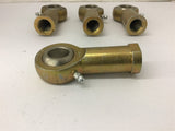 Rod End Bearing 3/4"-16 Lot Of 4