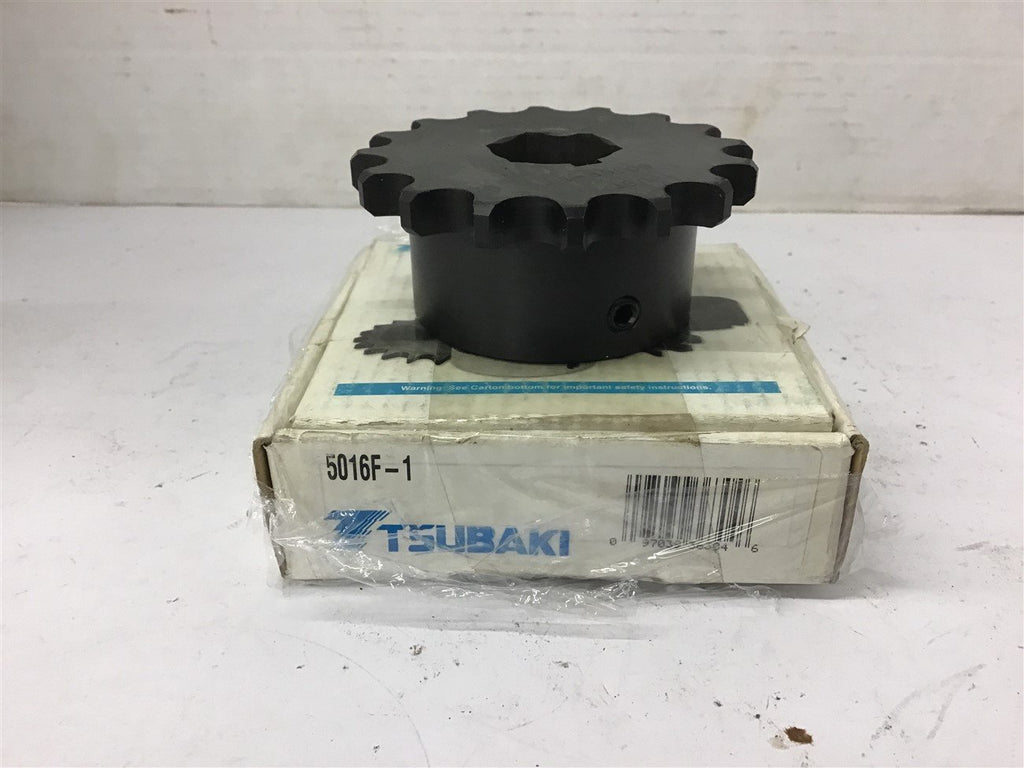 Tsubaki 5016F-1 Sprocket 50 Chain 16 Teeth 1" Bore