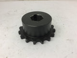 Tsubaki 5016F-1 Sprocket 50 Chain 16 Teeth 1" Bore