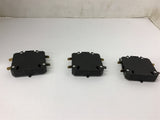 packard AC3 20-60 Amp Contactor Auxiliary Lot Of 3