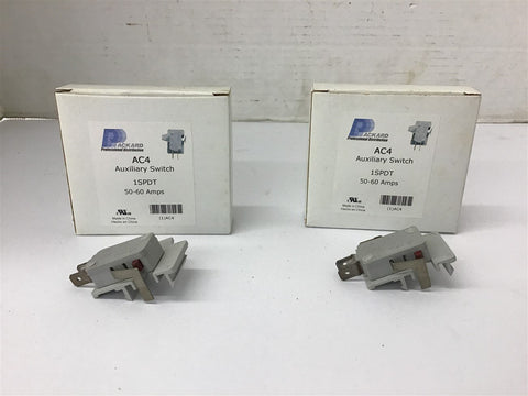 Packard AC4 Auxiliary Switch 1SPDT 50-60 Amp Lot Of 2