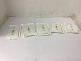 Leviton 020-88001 262B Light Switch Cover Lot Of 5