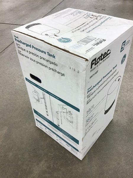 Flotec FP7110T Steel Pre-Charged Pressure Tank 38 PSI 19 Gallan – BME ...