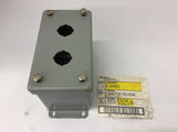 Hoffman E-2PBGX Pushbutton Enclosure Type 12 13