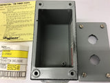 Hoffman E-2PBGX Pushbutton Enclosure Type 12 13